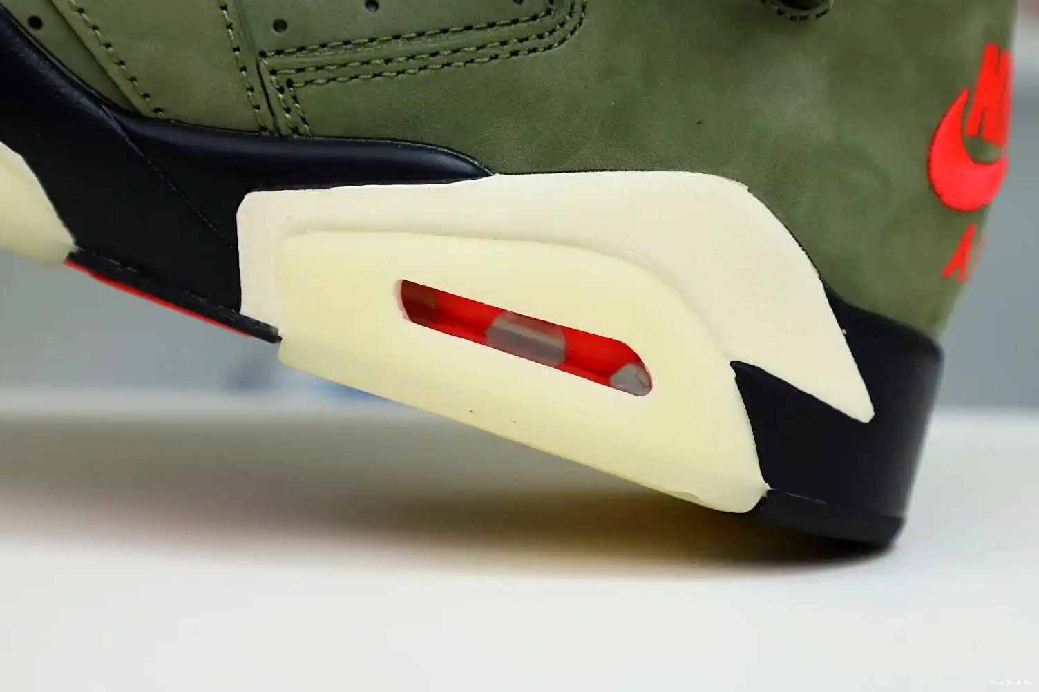 X 6 RETRO TRAVIS 'OLIVE' Kimikick SCOTT JORDAN AIR 0617